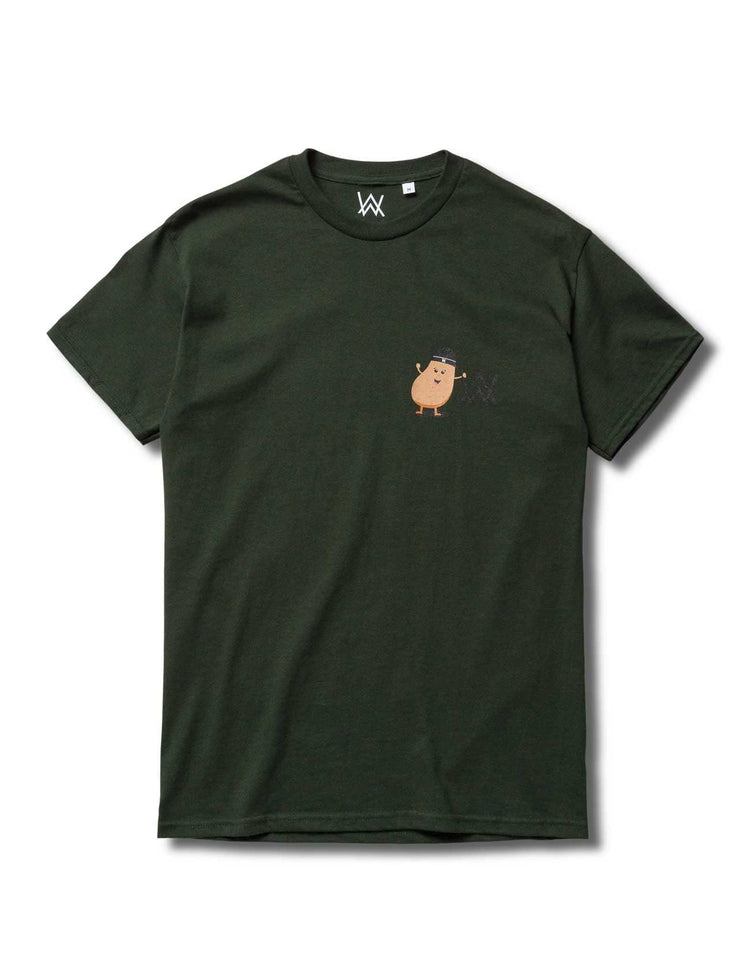 Potato t-shirt | Green T-shirt ALAN WALKER | STORE 