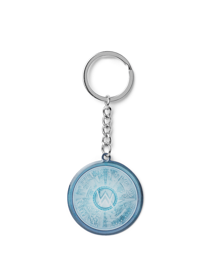 AW Key Chain Blue round Accessories Alan Walker 